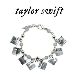 Taylor Swift Folklore Mini Album Charm Bracelet | Concert Outfit Accessories